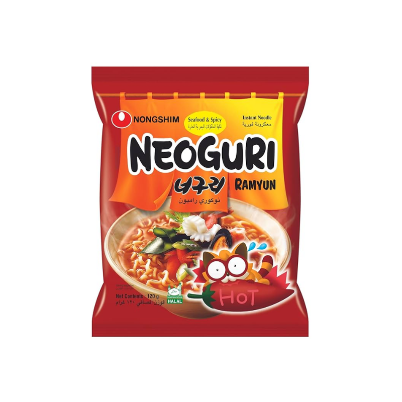 Nongshim Neoguri Ramyun mausteinen mereneläviä sisältävä pikanuudelikeitto 120g