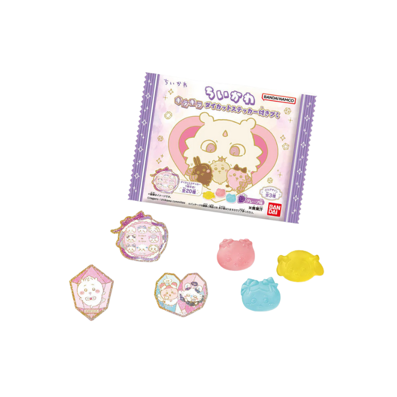 Bandai Chiikawa sparkling sticker gummy 27g