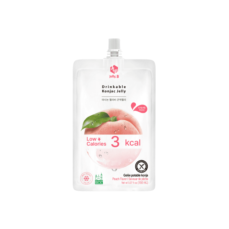 Jelly B konjac jelly peach 150ml / konjac-hyytelö persikka