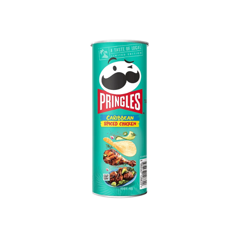 Nongshim Pringles potato chips caribbean spiced chicken 100g