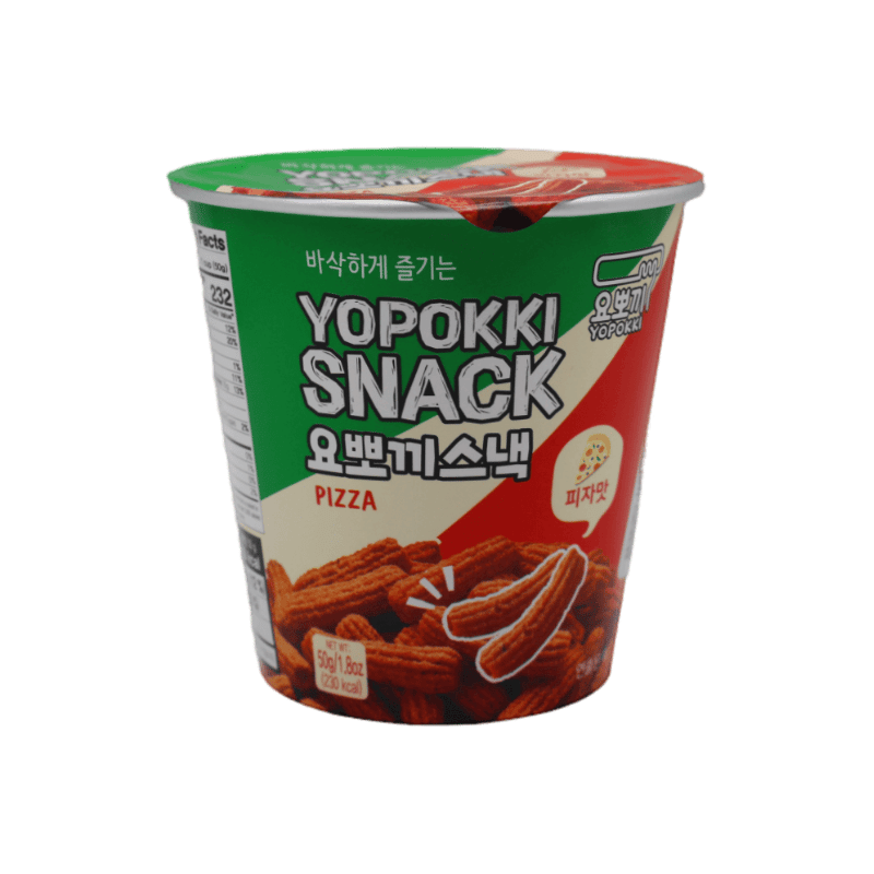 Yopokki rice cake snack pizza cup 50g