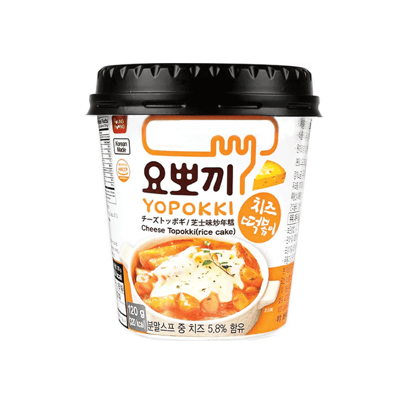 Yopokki Topokki cheese rice cake cup 120g / juusto-riisikakkukuppi