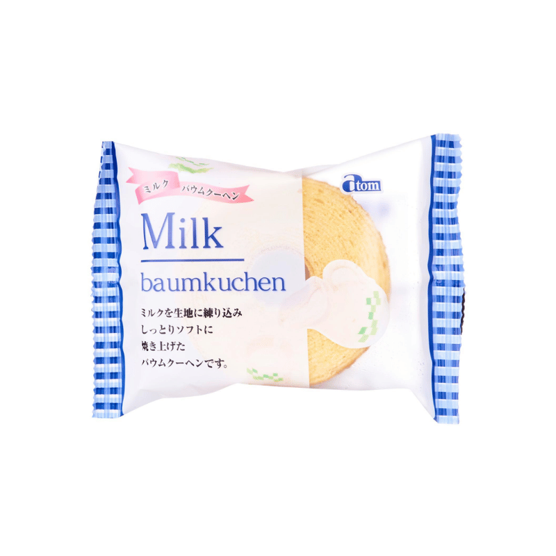 Atom Baumkuchen cake milk flavor 80g / kakun maidon maku