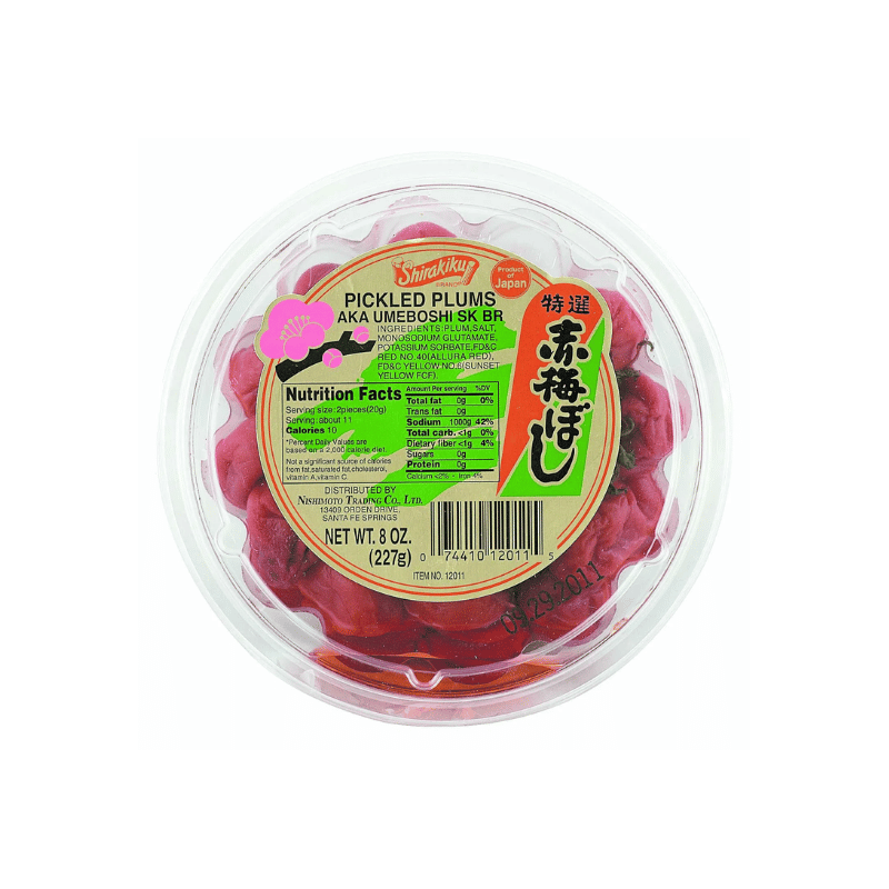Shirakiku Aka umeboshi marinoidut luumut 227g