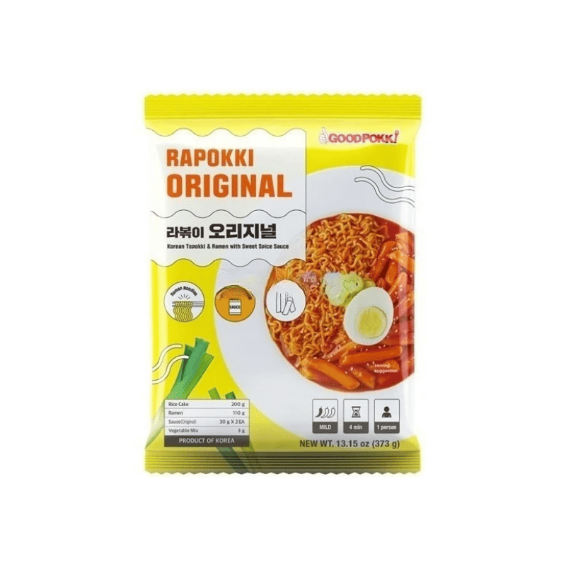 Goodpokki rapokki alkuperäinen pikariikakku ramen makea mausteinen 3p 373g