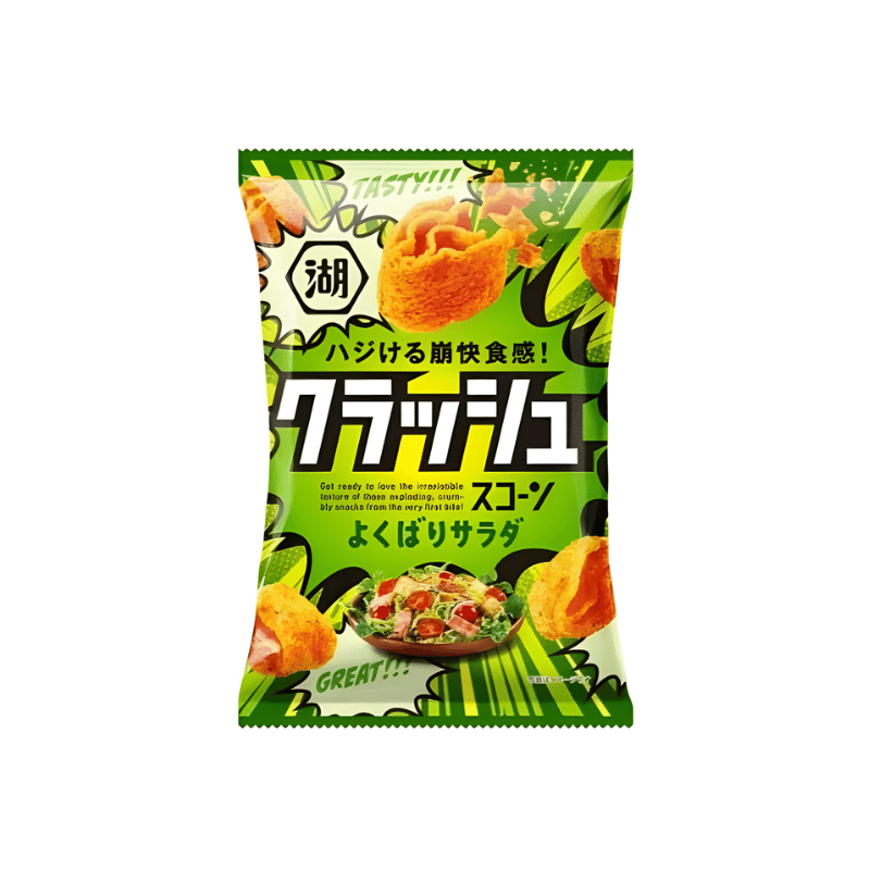 Koikeya Crash corn snack greedy salad flavor 40g / maissivälipala