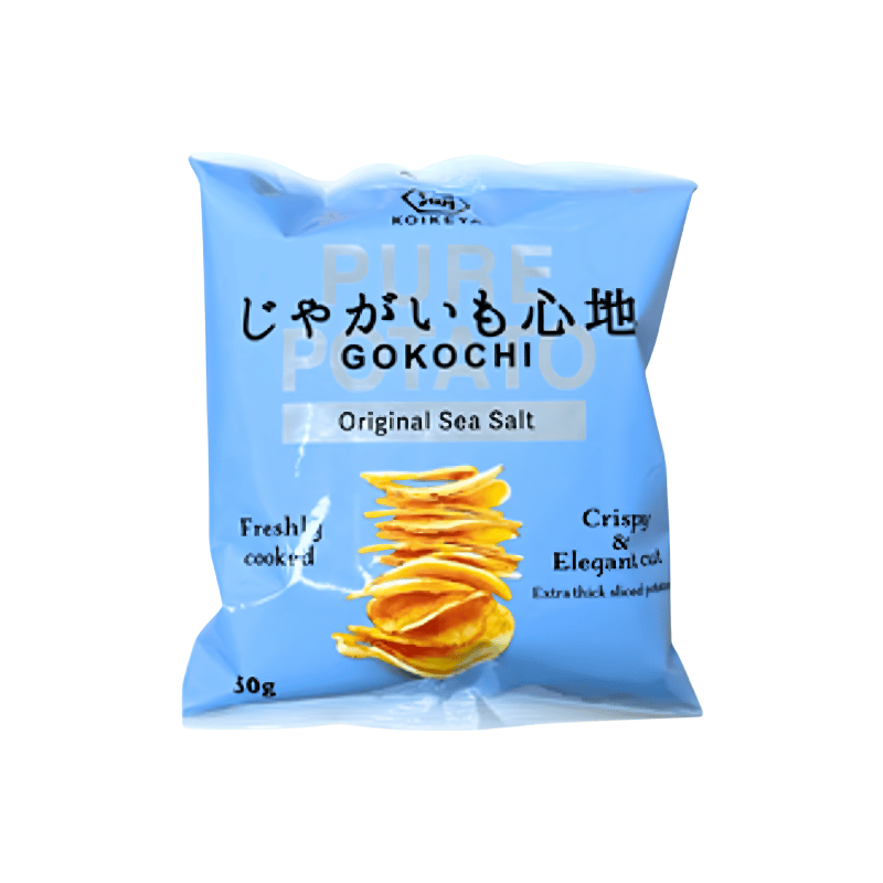 Koikeya Gokochi potato chips original sea salt 50g / perunalastut merisuolaa