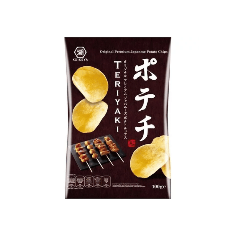 Koikeya potato chips teriyaki flavor 100g / Perunalastut Teriyaki Maku
