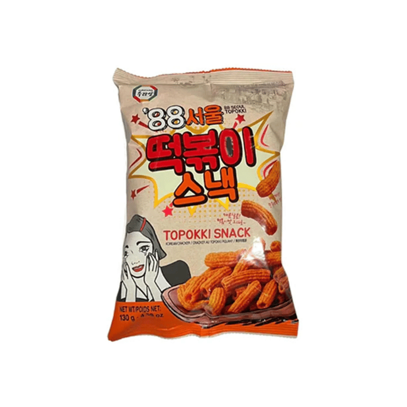 Surasang Seoul 88 topokki snack sweet spicy flavor 130g