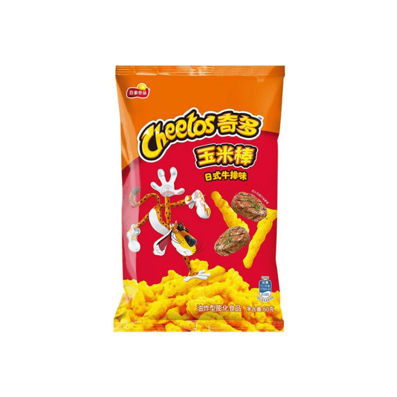 Cheetos corn cracker cob Japanese steak flavor 90g