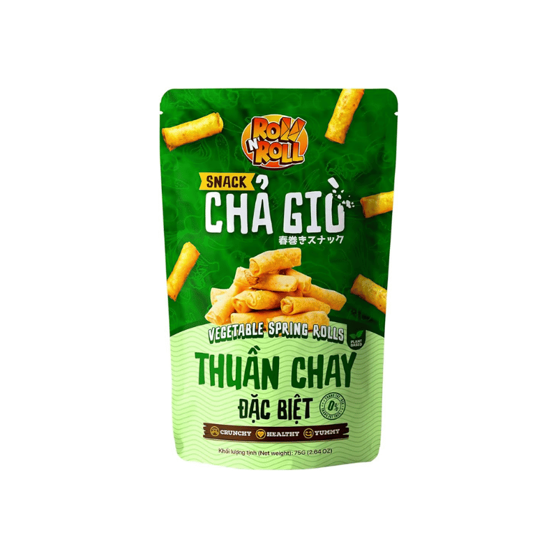 Roll N Roll fried spring roll snack vegetable 75g