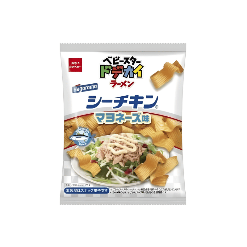 Oyatsu Hagoromo Sea ramen snack mayonnaise tuna flavor 60g / ramen-välipala tonnikalamajoneesin maku