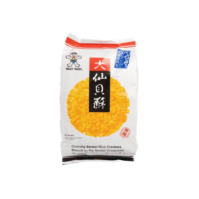 Want Want rice crackers crunchy senbei 155g