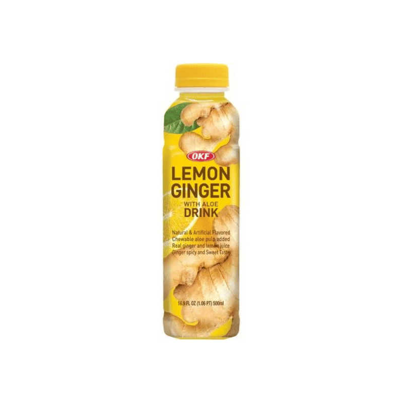 OKF lemon ginger drink with aloe 500ml
