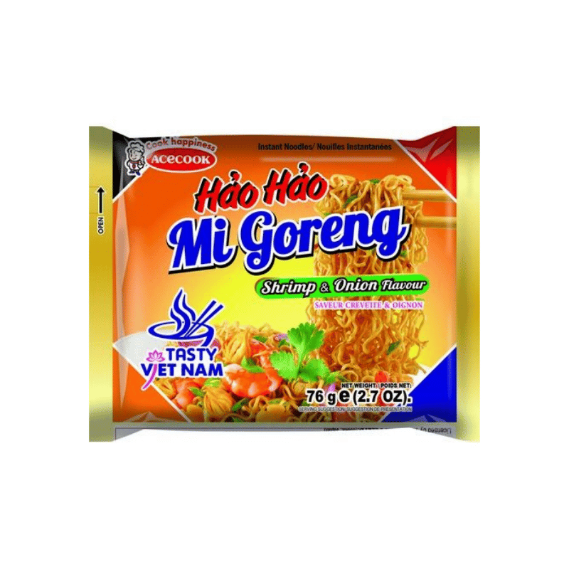 Acecook HaoHao instant noodles shrimp & onion 76g