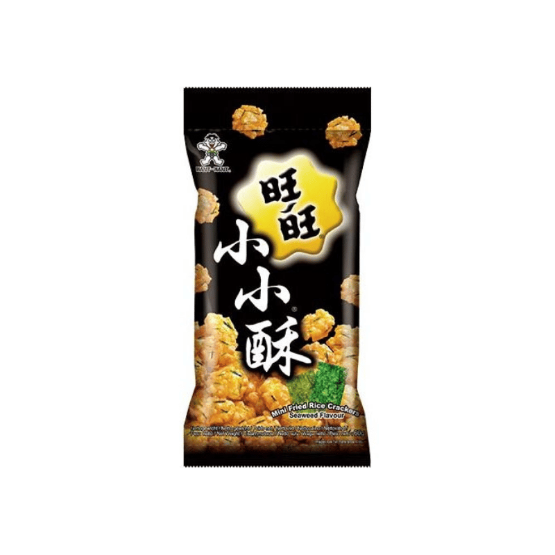 Want Want mini fried rice cracker seaweed 60g