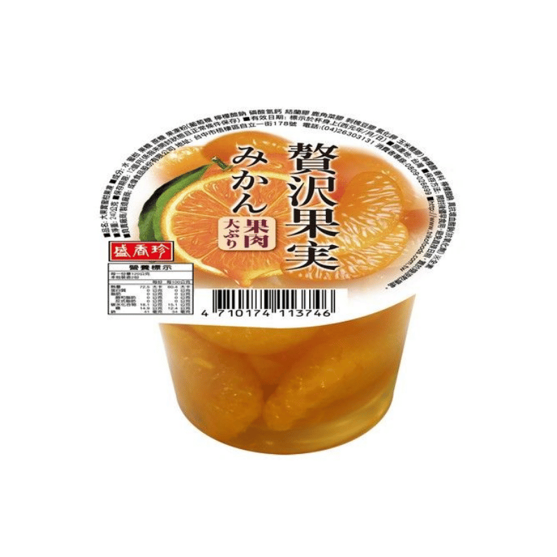SXZ fruit jelly mandarin orange 240g