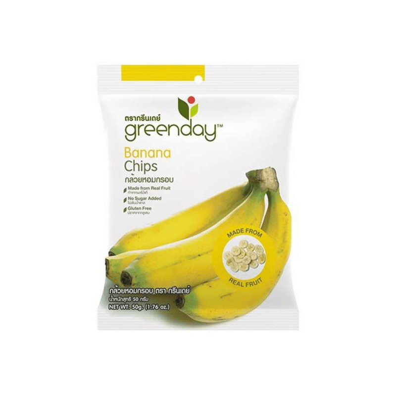 Greenday banana chips 50g