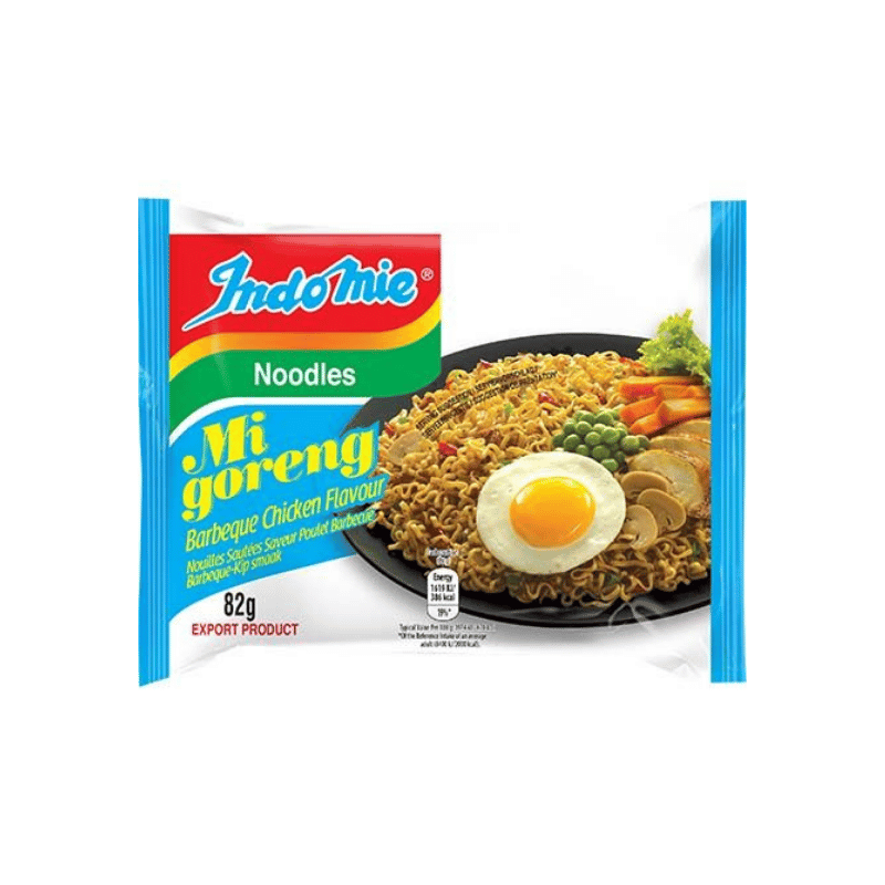 Indomie instant noodles Mi Goreng Barbeque chicken flavor 82g / grillatun kanan maku