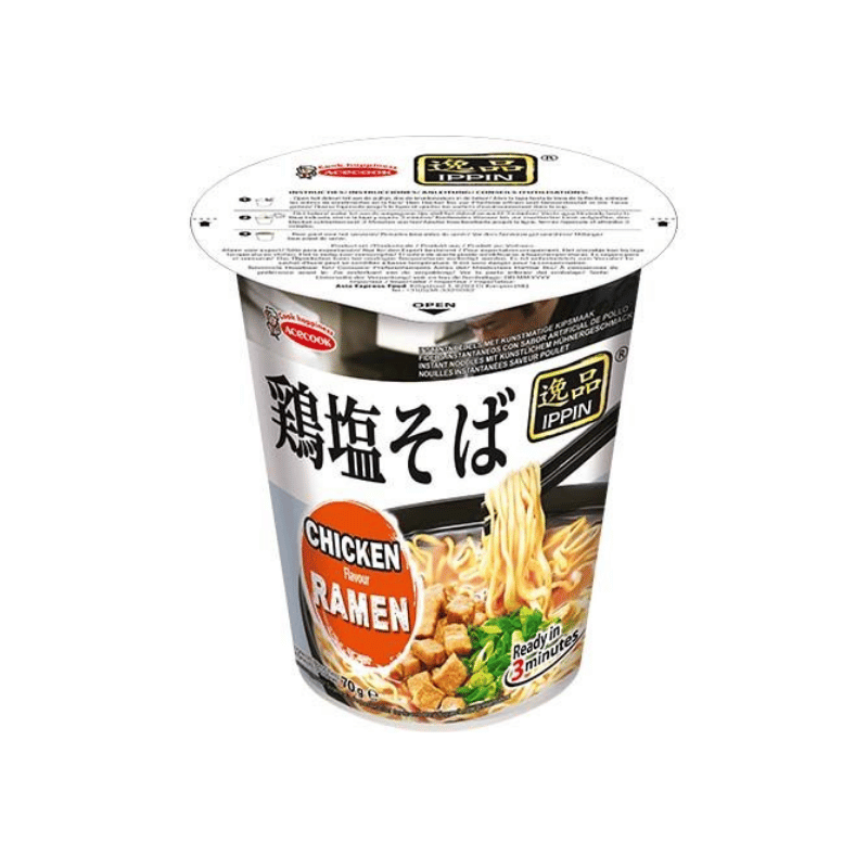 Acecook instant cup noodles chicken Ippin 70g