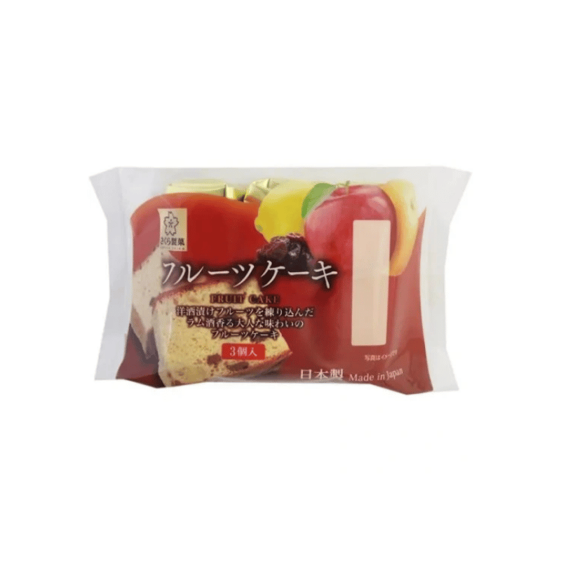 Sakuraseika castella fruit cake 120g