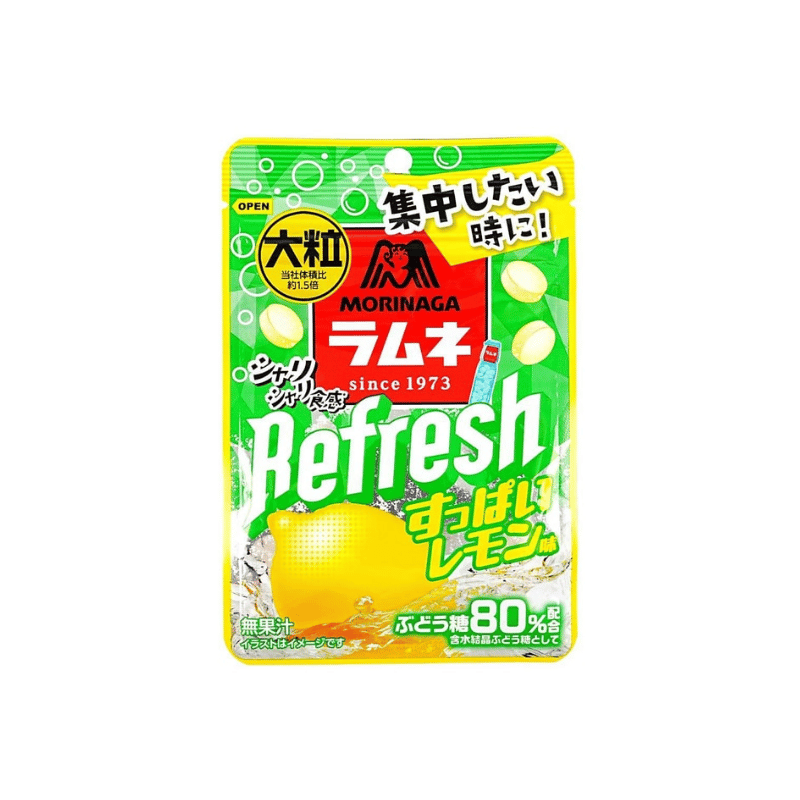 Morinaga large soda candy sour lemon 30g