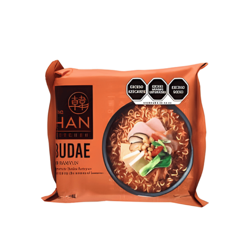 The Han Kitchen Budae ramyun noodle (no meat) 119g / Budae ramyun -nuudelit (ilman lihaa)