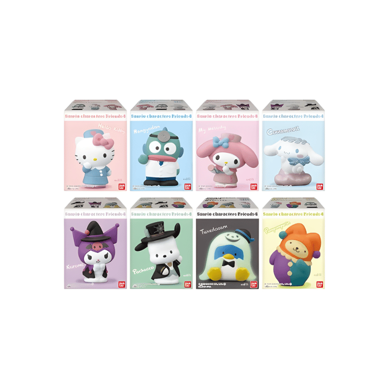 Measty Sanrio & Friends characters figure 4 gum 1.5g / purukumi