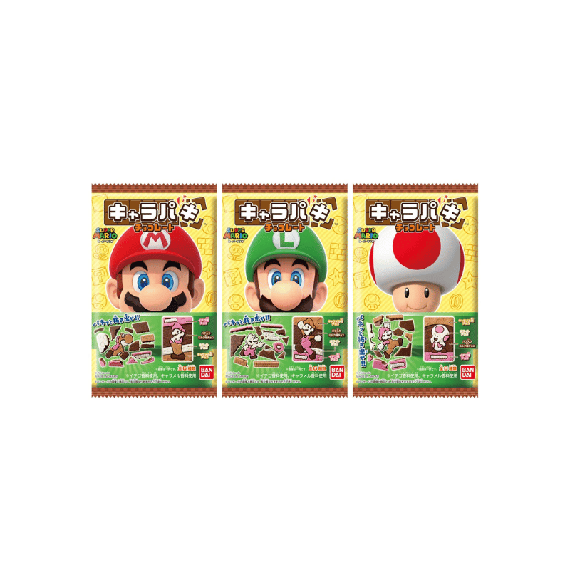 Bandai Super Mario Charapaki Chocolate 27g / suklaa