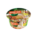 Mama Pho Ga instant rice noodles chicken flavor in bowl 65g