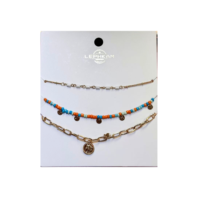 Lephkam necklace / kaulakoru 3kpl