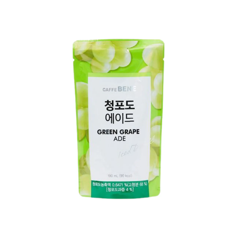 Caffebene green grape ade 190ml / vihreän viinirypäleen ade