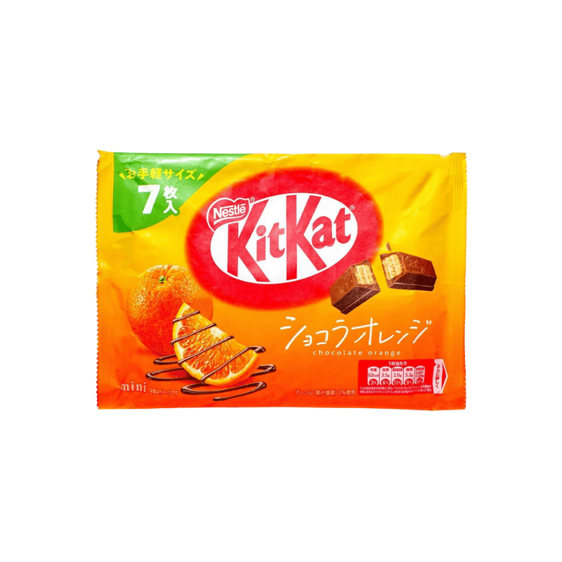 Kitkat mini orange 7pcs 81.2g / appelsiini maku