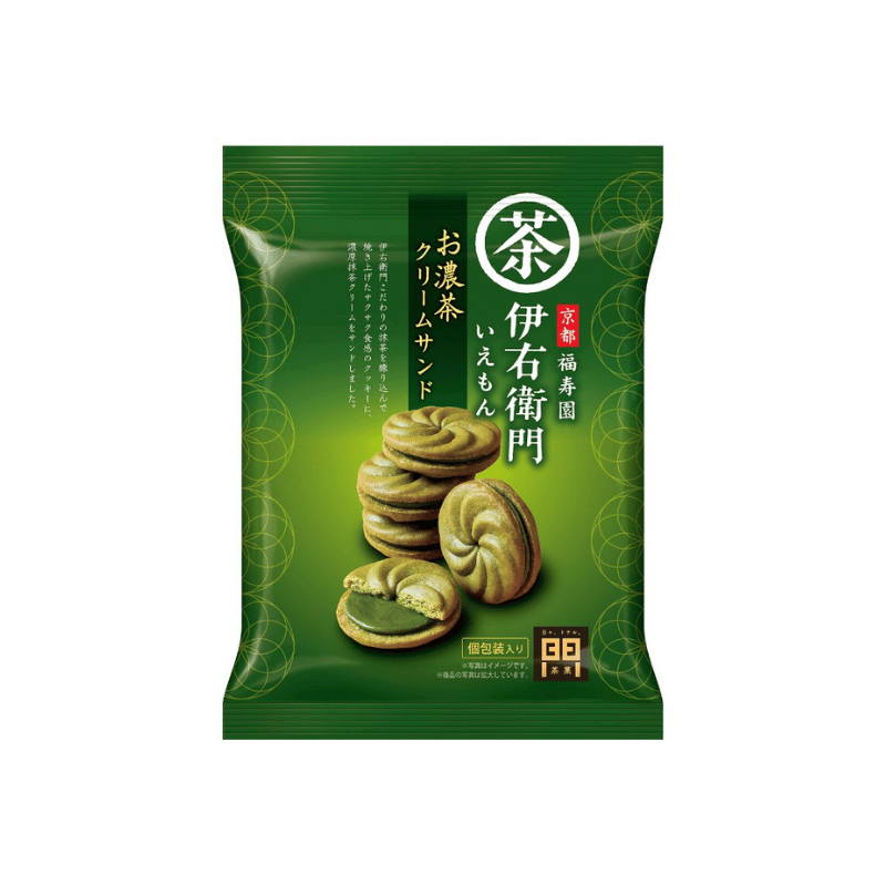 Iyemon Rich Matcha Cream Cookie Sand 119g