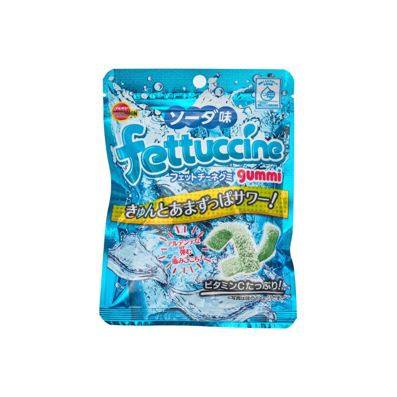 Bourbon Fettuccine Gummy soda 50g / kuminen sooda maku
