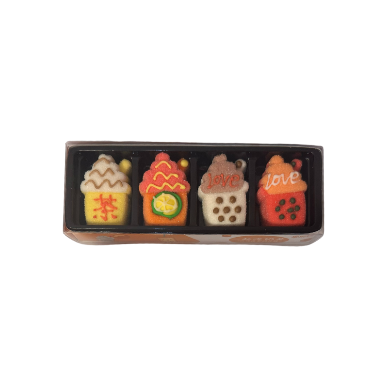 GLQ marshmallow milk tea shape 80g