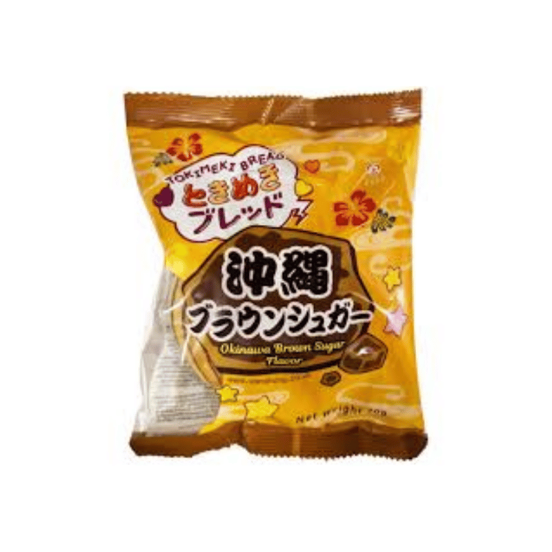 Tokimeki bread Okinawa brown sugar flavor 70g / ruskeaa sokerileipää