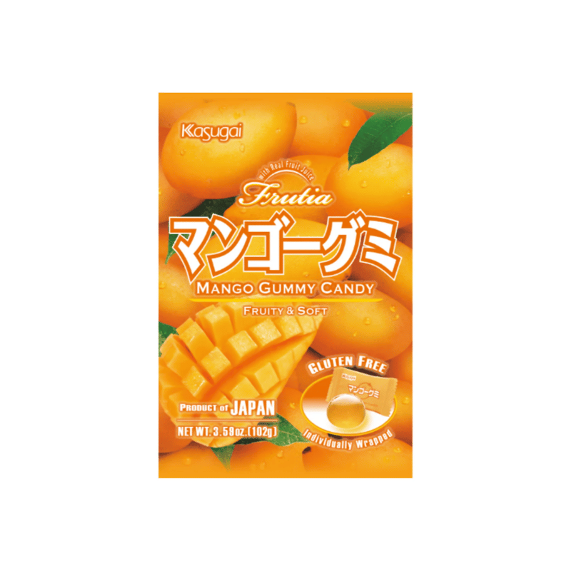 Kasugai mango gummy 102g / mangokarkki