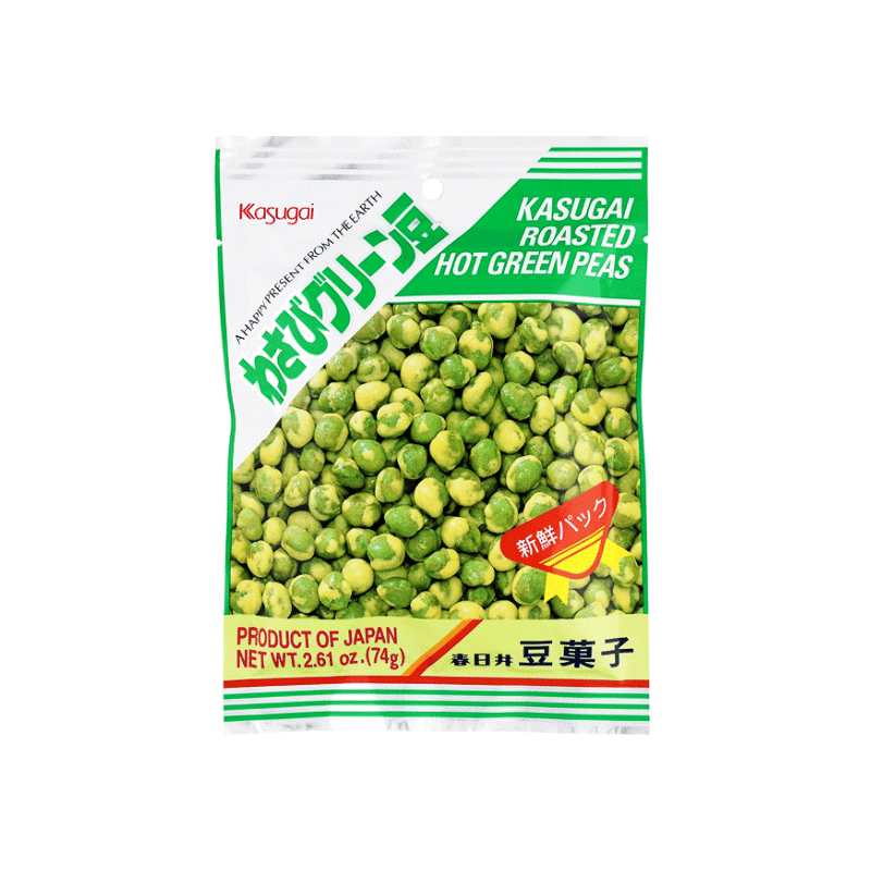 Kasugai wasabi green mame 67g / wasabi-vihreä herne