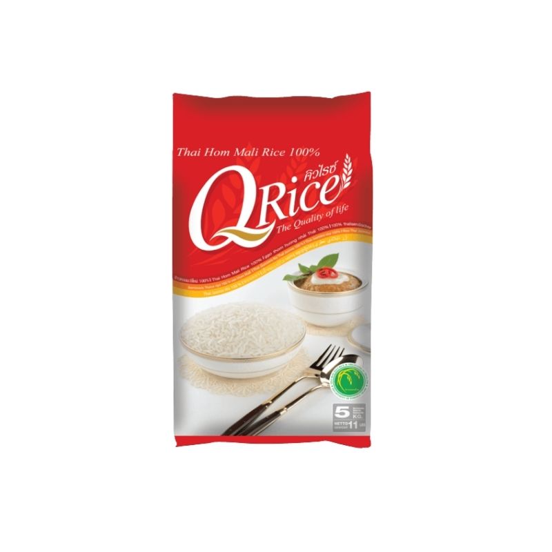 Q Rice Thai Hom Mali Jasmine rice 1kg