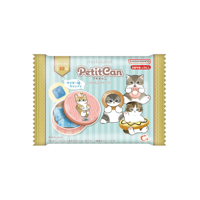 Heart Mofusand cute cats Petit candy soda flavor 6.6g / limsakarkki