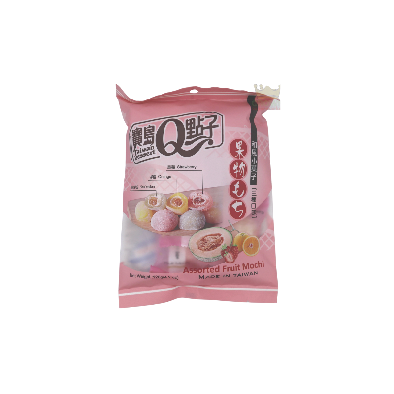 Taiwan Dessert Q assorted fruit mini mochi 120g