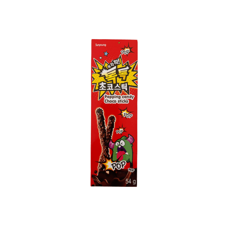 Sunyoung choco sticks popping candy 54g