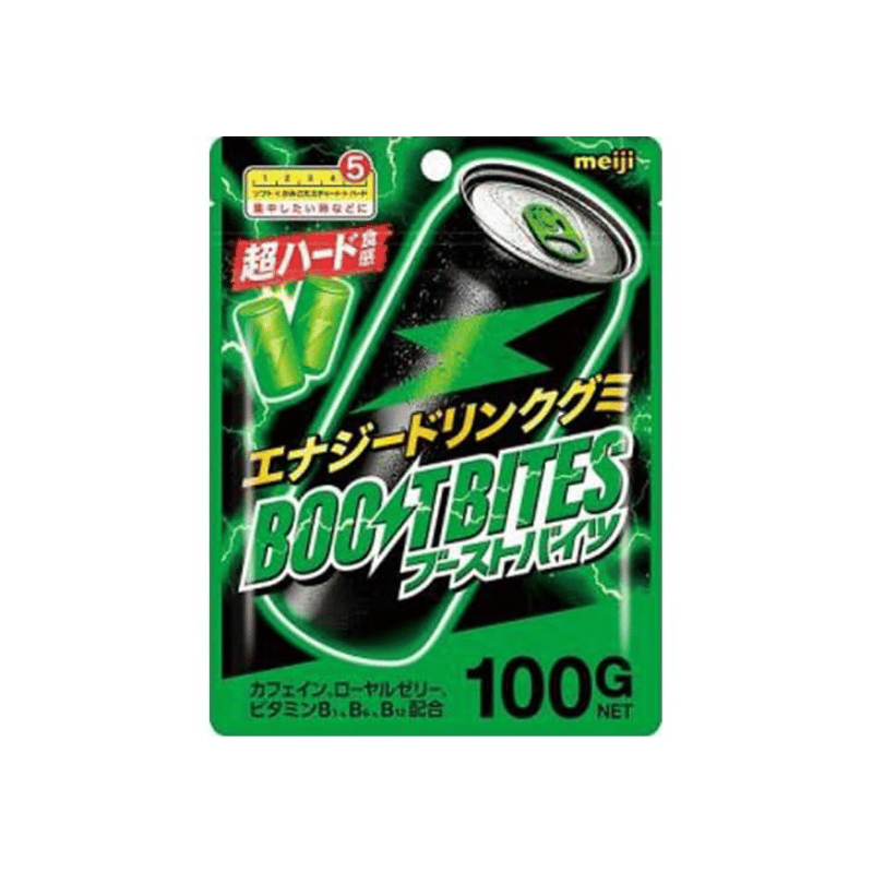 Meiji Boost Bites Hard Gummy 100g