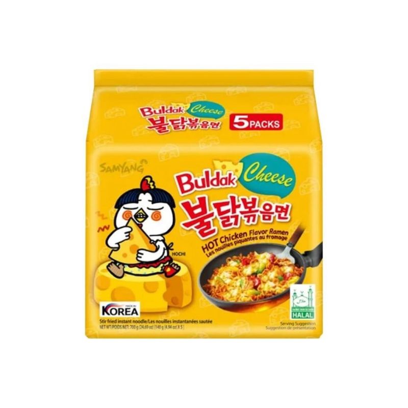 Samyang Buldak Cheese hot chicken flavor ramen 140g
