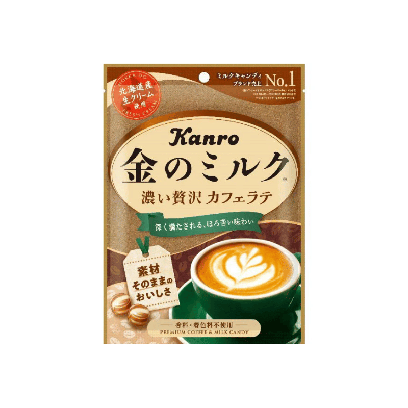 Kanro Golden Milk Candy Cafe Latte 61g