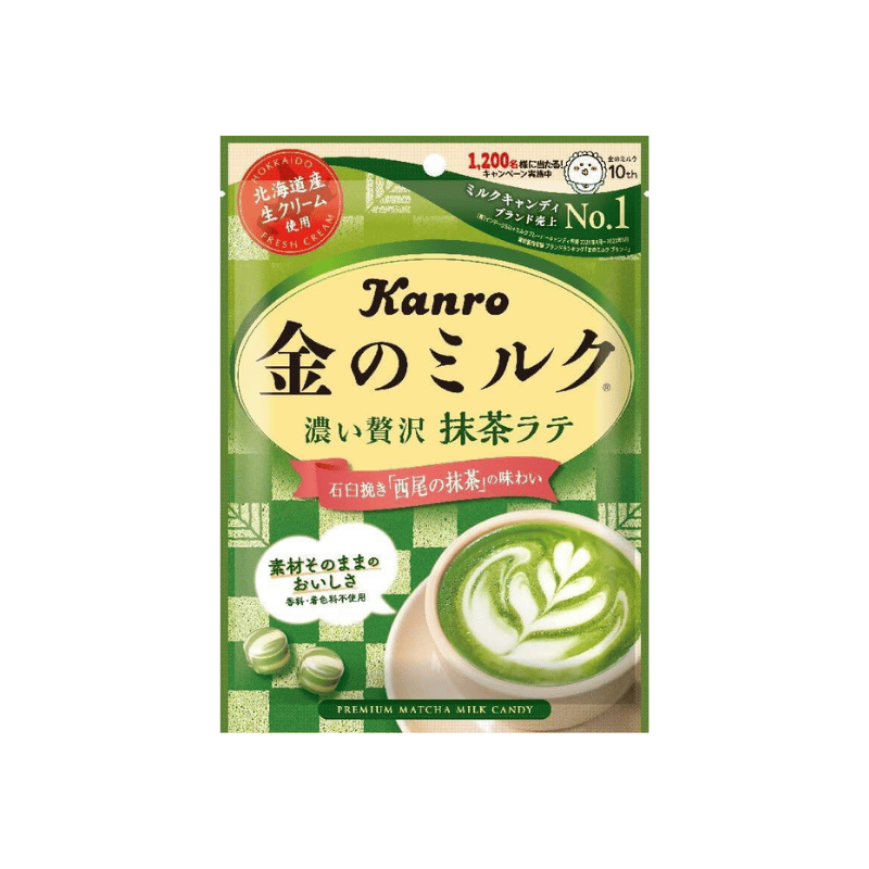 Kanro Gold Milk Candy Matcha Latte 61g