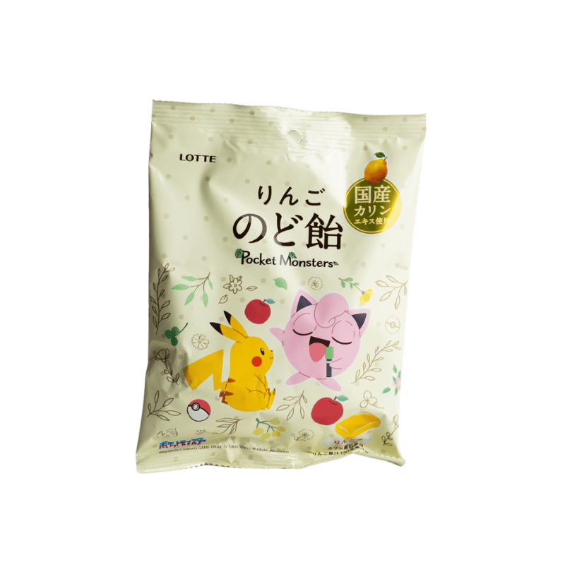Lotte pokemon apple throat candy 75g