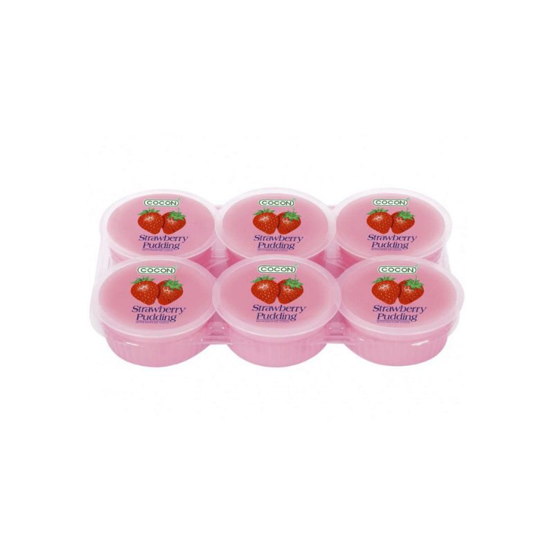 Cocon strawberry pudding 6 cups 480g