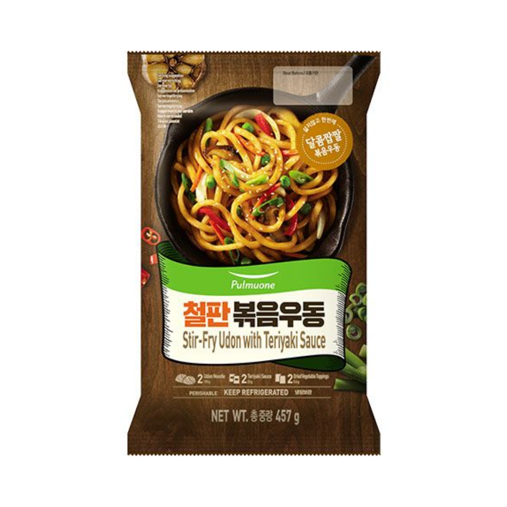 Pulmuone stir-fry udon with teriyaki sauce 457.2g